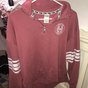 Collared Pink Quarterzip